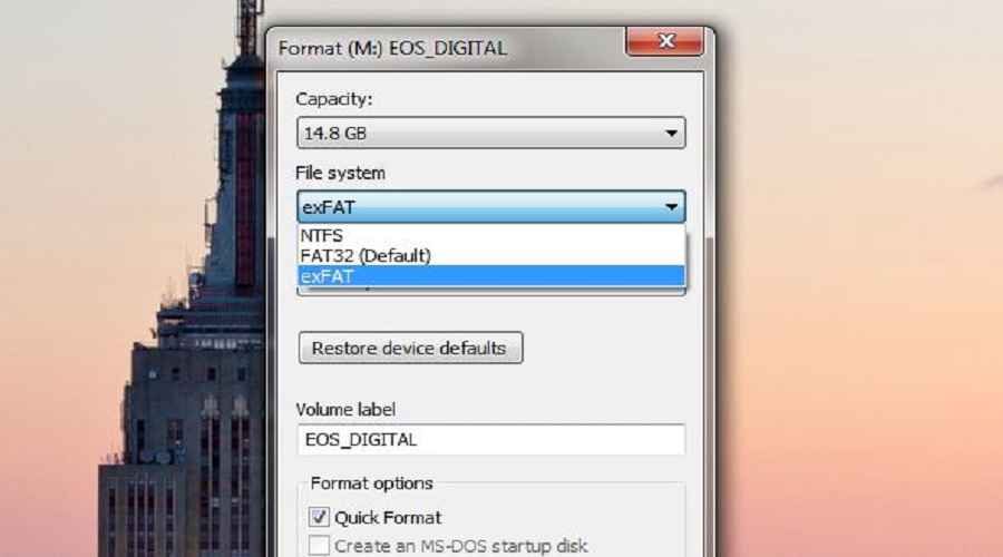 fat32 or ntfs for mac and pc